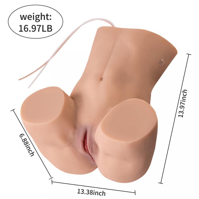 Torso- Sucking And Vibrating Vagina Lifelike Ass ขนาด 7.7 kg.