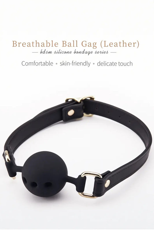 BDSM – Belt silicone three-hole ball