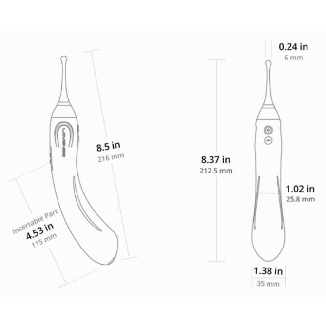 Lovense-Hyphy : Hi-Frequency Vibrator  สั่นแรง เร็ว ฟินได้หลายจุดในแท่งเดียว