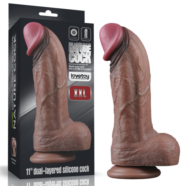 Big Dildo - Reallistic Sliding Skin Nature Cock