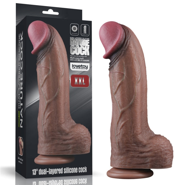 Big Dildo - Reallistic Sliding Skin Nature Cock