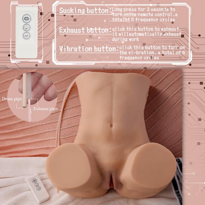 Torso- Sucking And Vibrating Vagina Lifelike Ass ขนาด 7.7 kg.