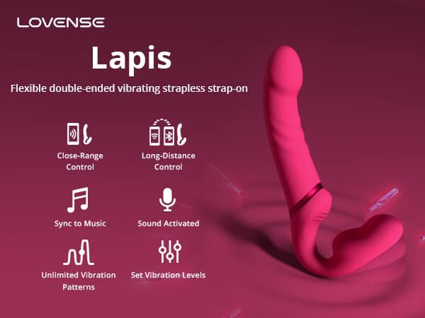Lovense-Lapis : Flexible Strap-On แบบ Strapless  สองร่างกาย หนึ่งความสุขที่แชร์ร่วมกัน