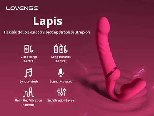 Lovense-Lapis : Flexible Strap-On แบบ Strapless  สองร่างกาย หนึ่งความสุขที่แชร์ร่วมกัน