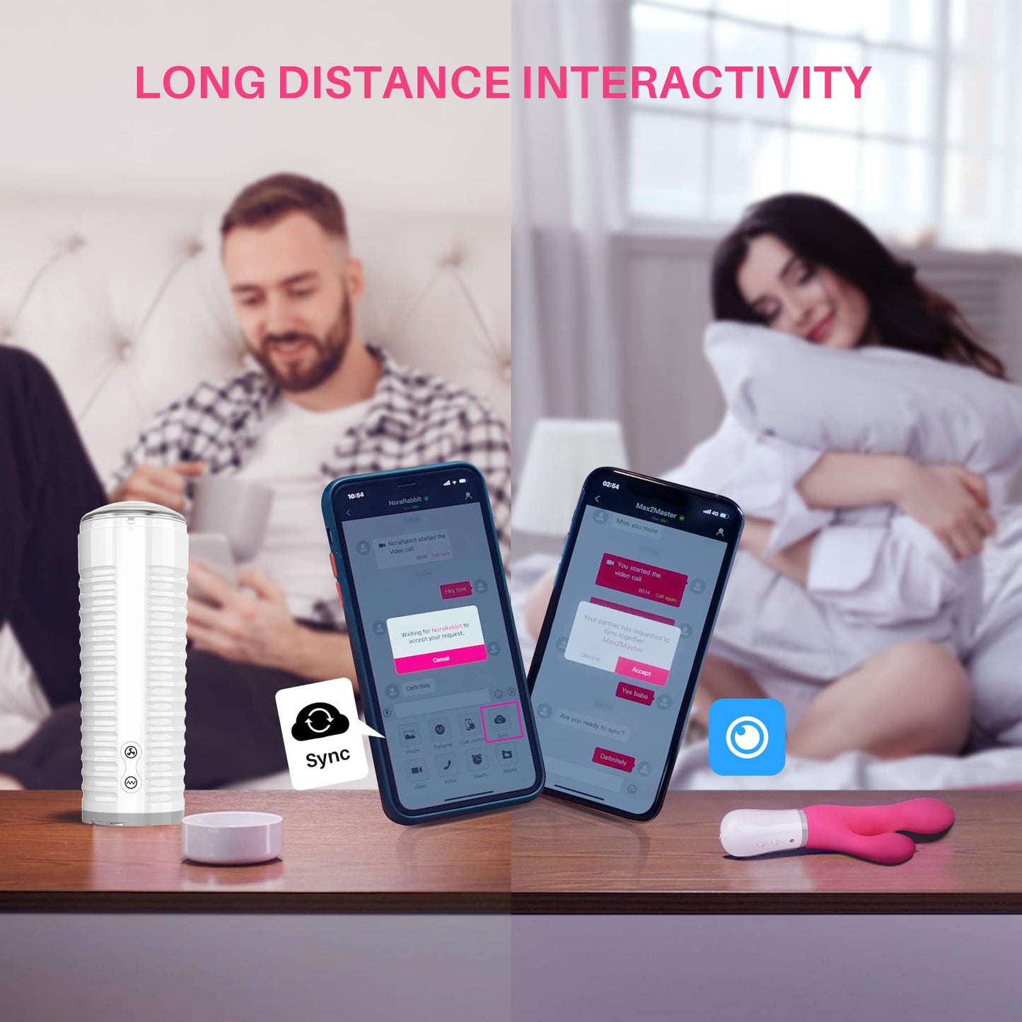 Lovense - Nora : Bluetooth Remote Rabbit Vibrator