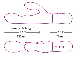 Lovense - Nora : Bluetooth Remote Rabbit Vibrator