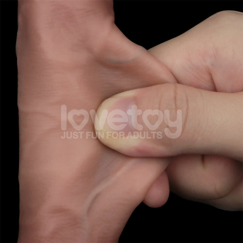 Dildo - Reallistic Sliding Skin Pro II Dual Layer Silicone สี Flesh  ทั้ง 5 ขนาด