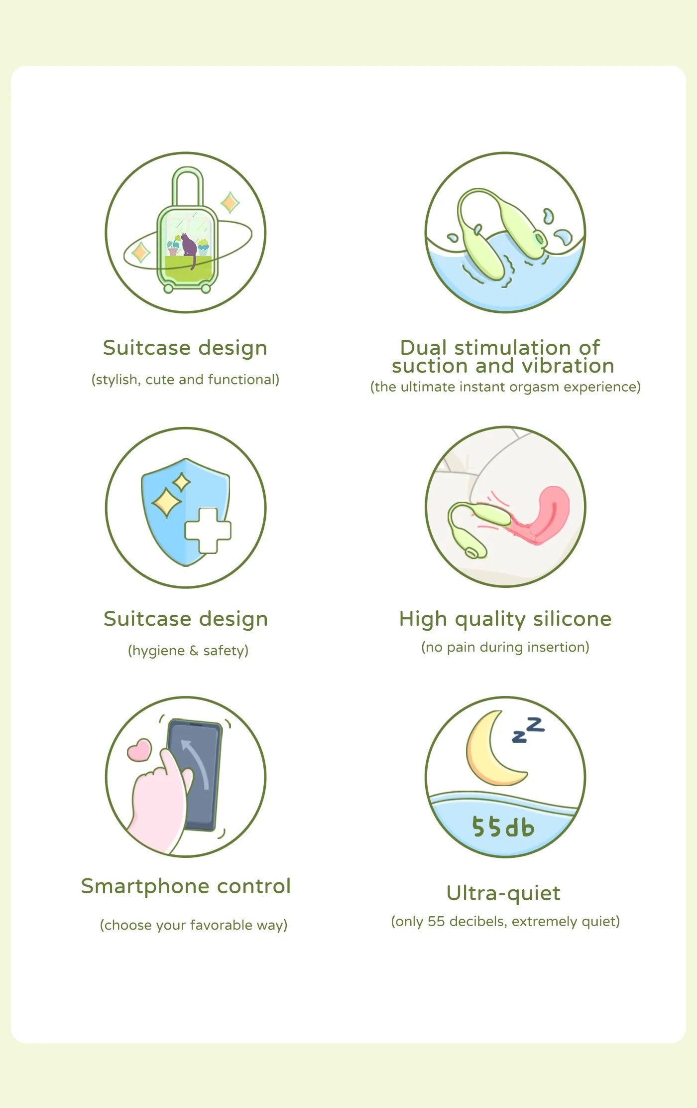 น้อง MAGIC SUITCASE - APP Controlled Suction & Vibrating กล่องมหัศจรรย์✨