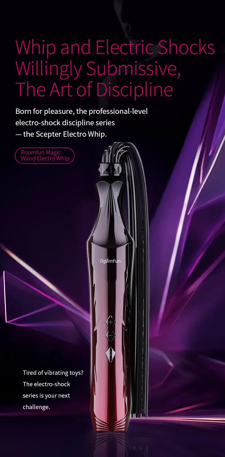 BDSM – Magic Wand Electro Whip