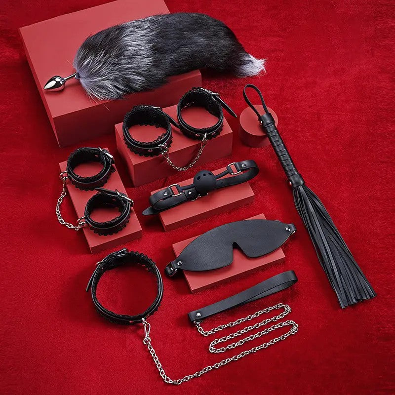 BDSM – Roomfun Lace bondage kit set 8 ชิ้น