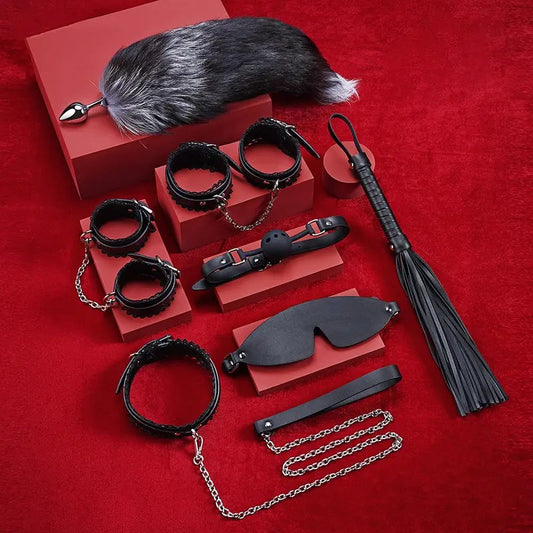 BDSM – Roomfun Lace bondage kit set 8 ชิ้น