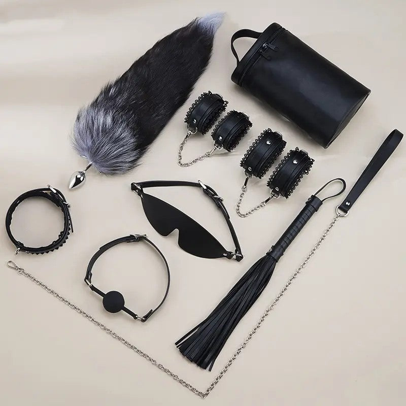 BDSM – Roomfun Lace bondage kit set 8 ชิ้น