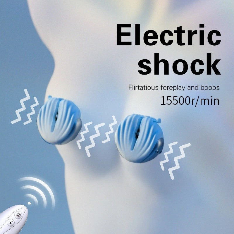 BDSM – Wave electric shock nipple clamp