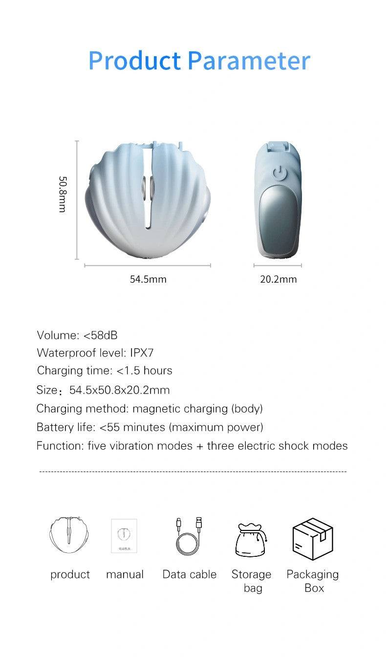 BDSM – Wave electric shock nipple clamp